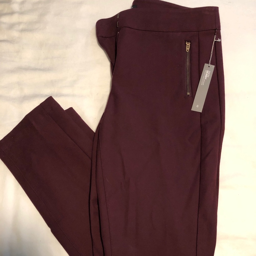 Loft Marisa Skinny Pants - Wine